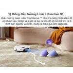 Robot hút bụi thông minh Roborock S8 Pro Ultra tránh vật cản bằng tia lazer và công nghệ 3D