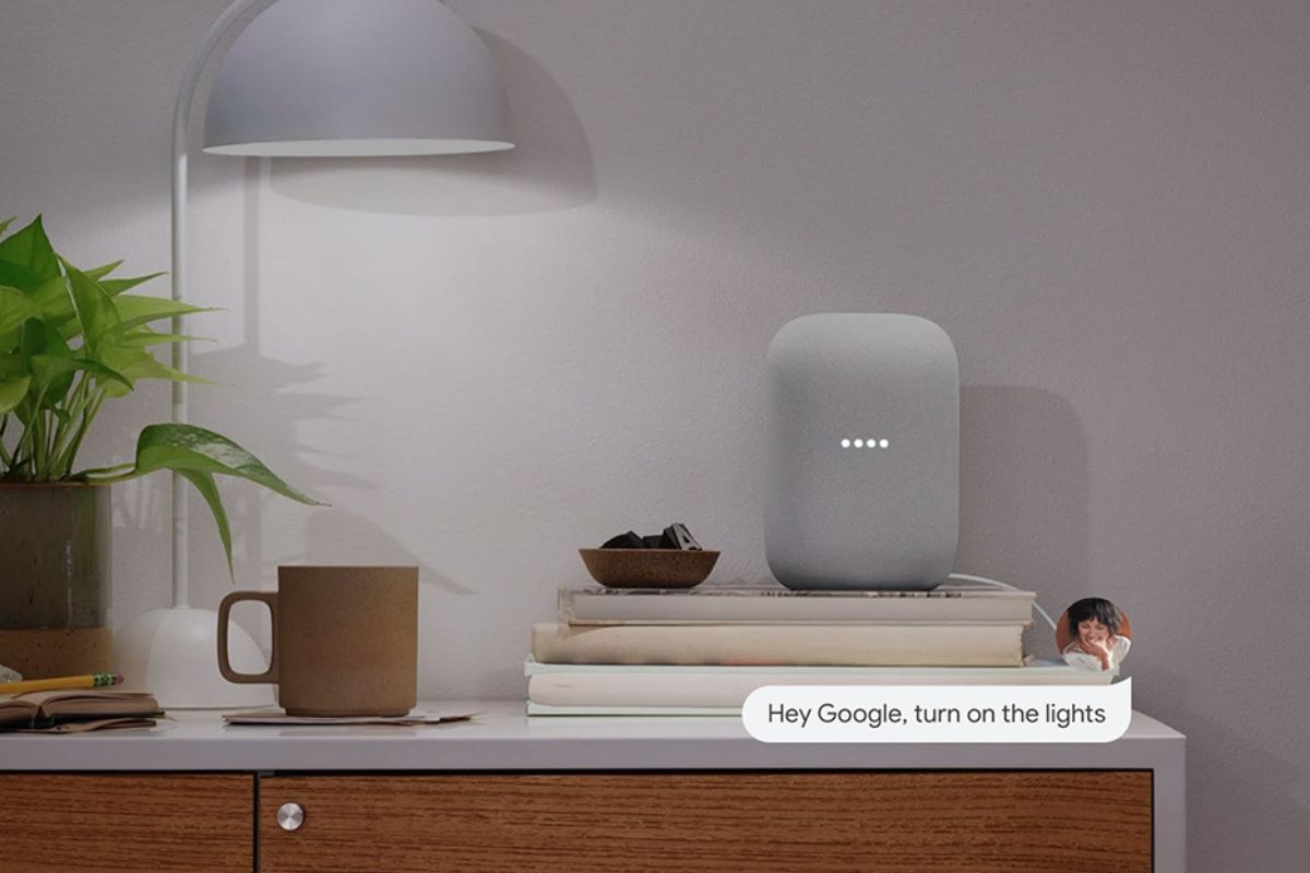 Google Nest Audio: Loa Thông Minh Điều Khiển Nhà Thông Minh Và Nghe Nhạc Google Nest Audio: Diều điển thiết bị nhà thông minh bangg82 giọng nói