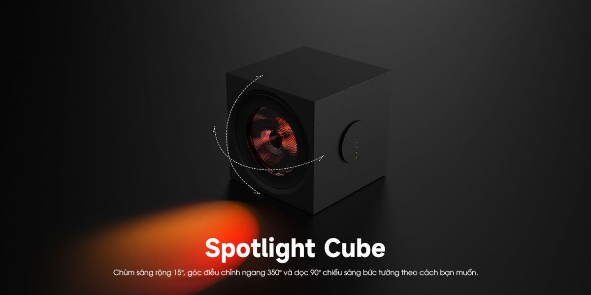 Đèn LED RGB trang trí thông minh Yeelight Cube Đèn Led Thông Minh Yeelight Cube Spot