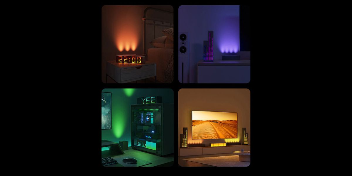 Đèn LED RGB trang trí thông minh Yeelight Cube Đèn Led Thông Minh Yeelight Cube các kiểu trang trí