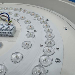 Review Đèn Ốp Trần Aqara Ceiling Light T1M Cấu tạo 2 dãy đèn Led vàng và trắng