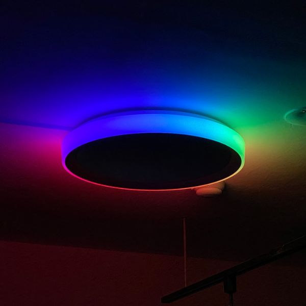 Review Đèn Ốp Trần Aqara Ceiling Light T1M Hiệu ứng cầu vòng